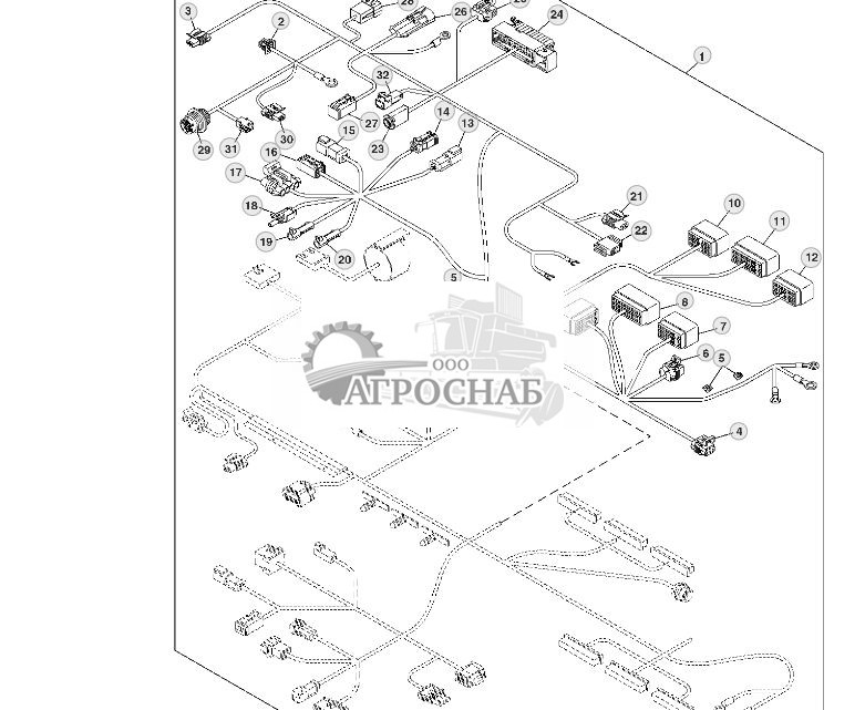 Cab Wiring Harness Connectors (23) (North American Version) (IVT) - ST395301 431.jpg